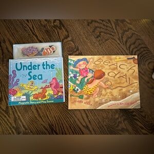 Magnetic Story and Play Scene Under the Sea & Beach Day